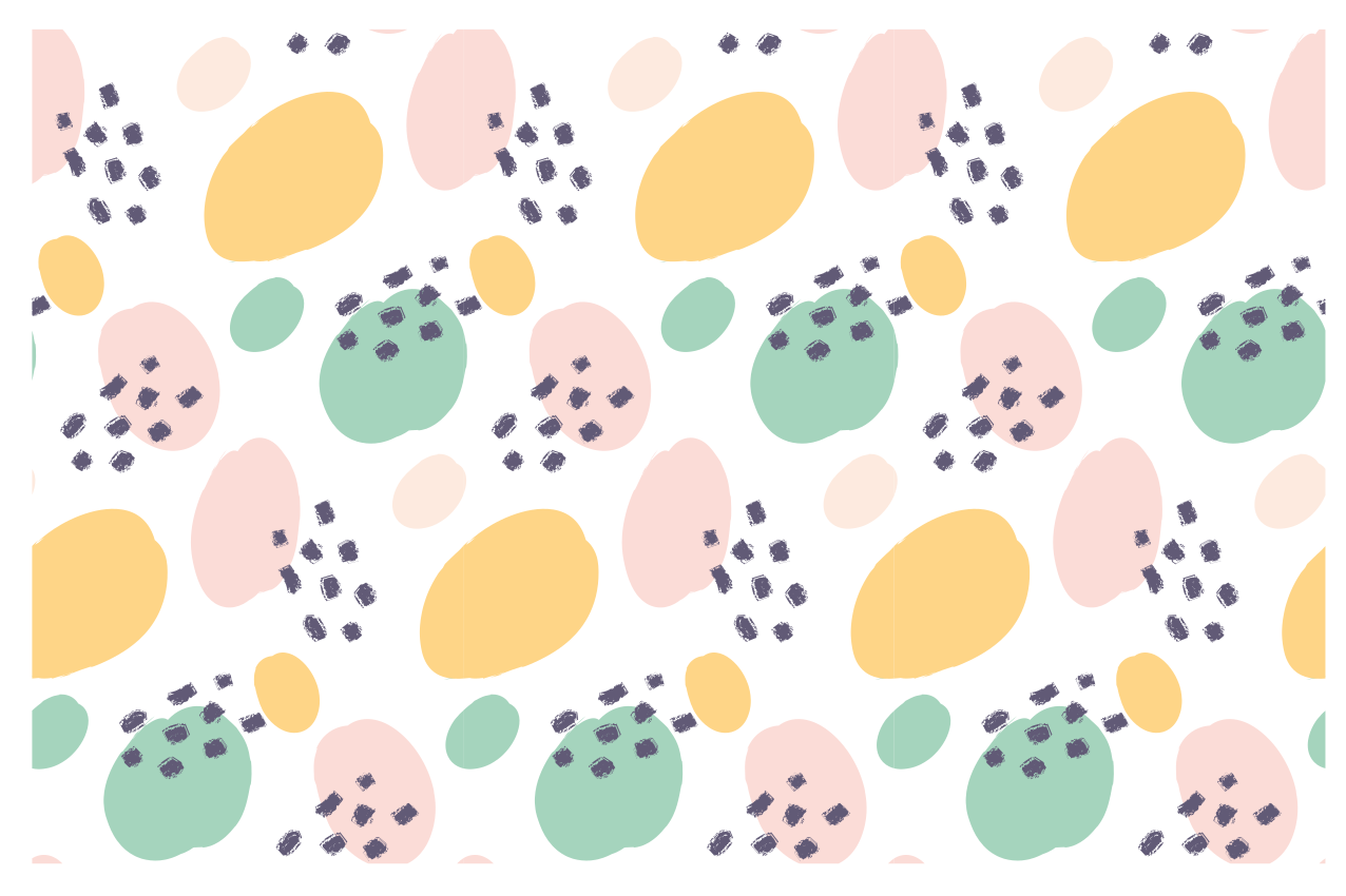 Podkładka na stół oryginalna kolorowy abstrakcyjny element - TenStickers