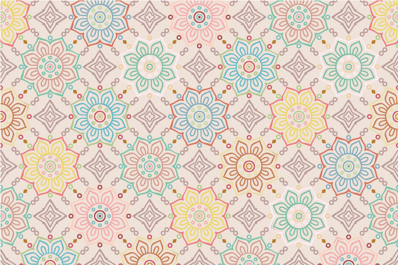 Podkładka na stół oryginalna Żywy wzór botaniczny - TenStickers