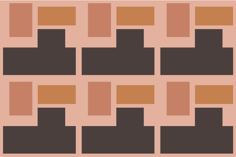 Podkładka na stół nowoczesna abstrakcyjny układ geometryczny - TenStickers