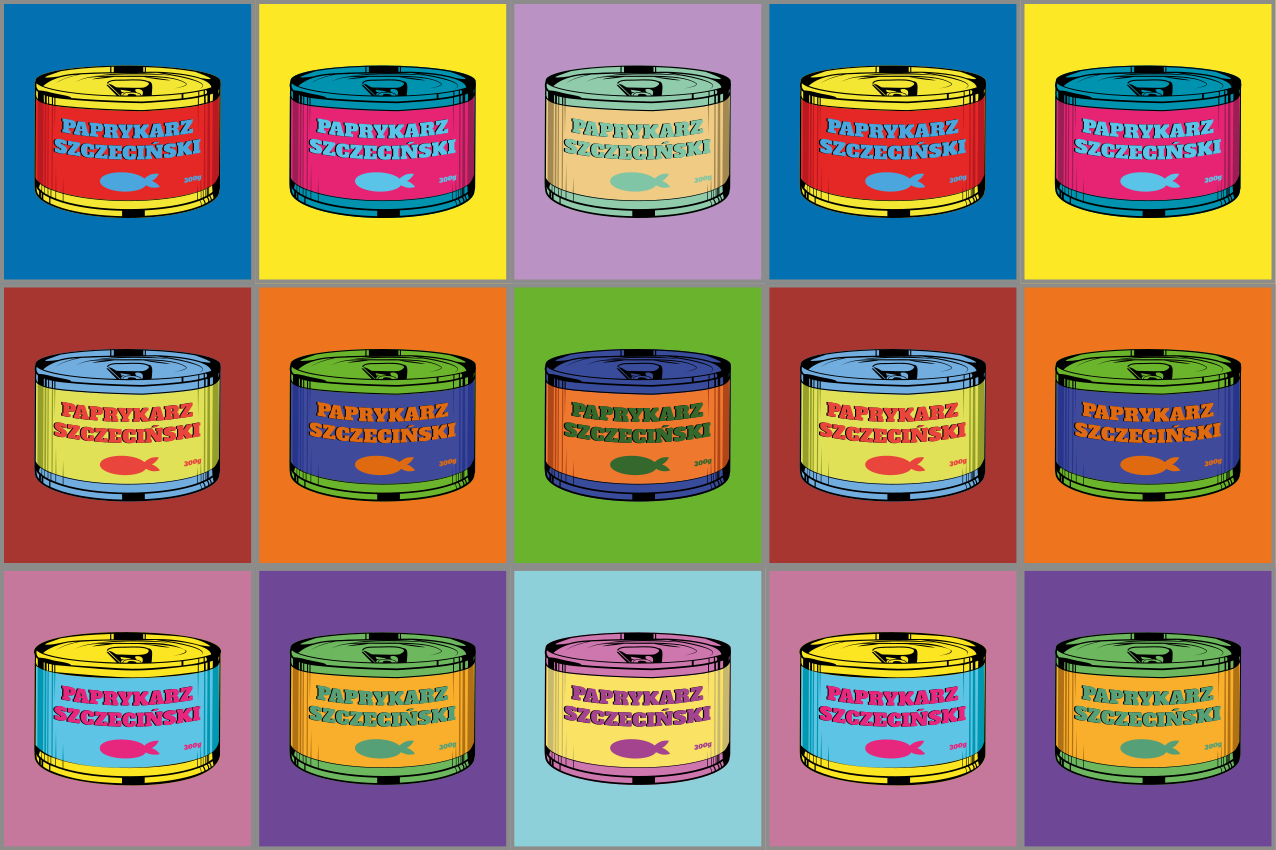 Oryginalna podkładka na stół "paprykarz" w stylu pop-art - TenStickers