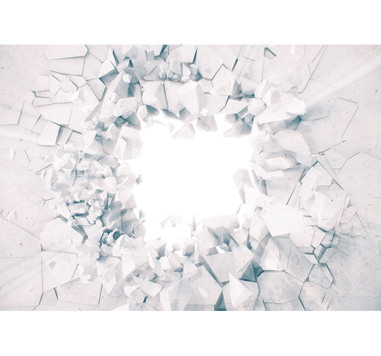 Efekt rozbicia fototapeta 3d - TenStickers