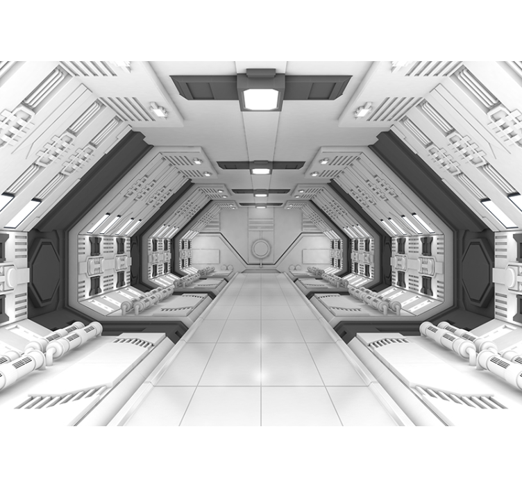 Fototapeta 3D kosmiczny tunel - TenStickers
