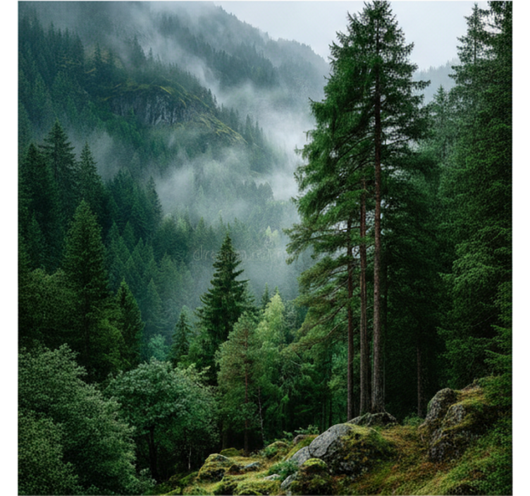 Fototapeta las - wybór z charakterem - TenStickers