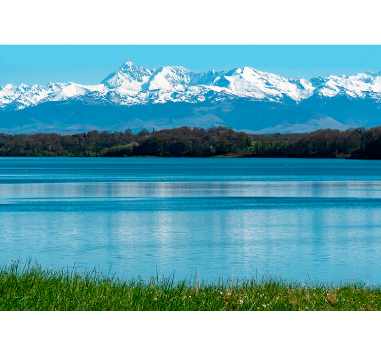 Fototapeta jezioro w Pirenejach - TenStickers