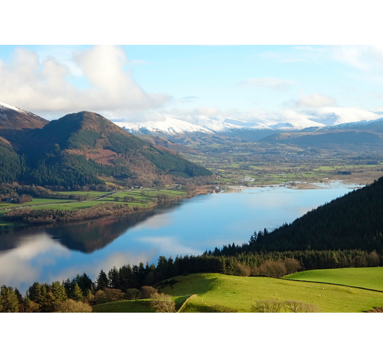 Fototapeta z krajobrazem Lake District  - TenStickers