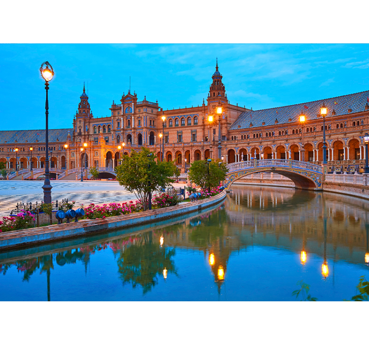 Fototapeta Sevilla wieczorem - TenStickers