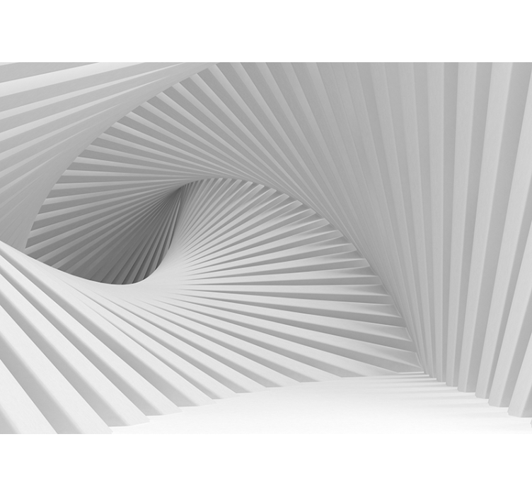 Fototapety 3D Fale schodów - TenStickers