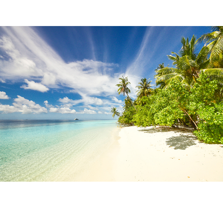 Fototapeta niebo rajska tropikalna wyspa - TenStickers