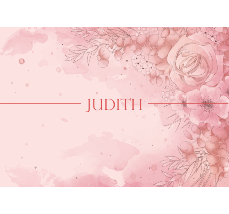 Fototapeta w kwiaty z indywidualnym wzorem - TenStickers