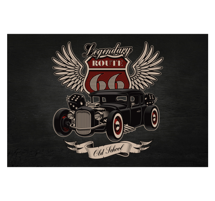 Fototapeta samochód trasa serwisowa - TenStickers