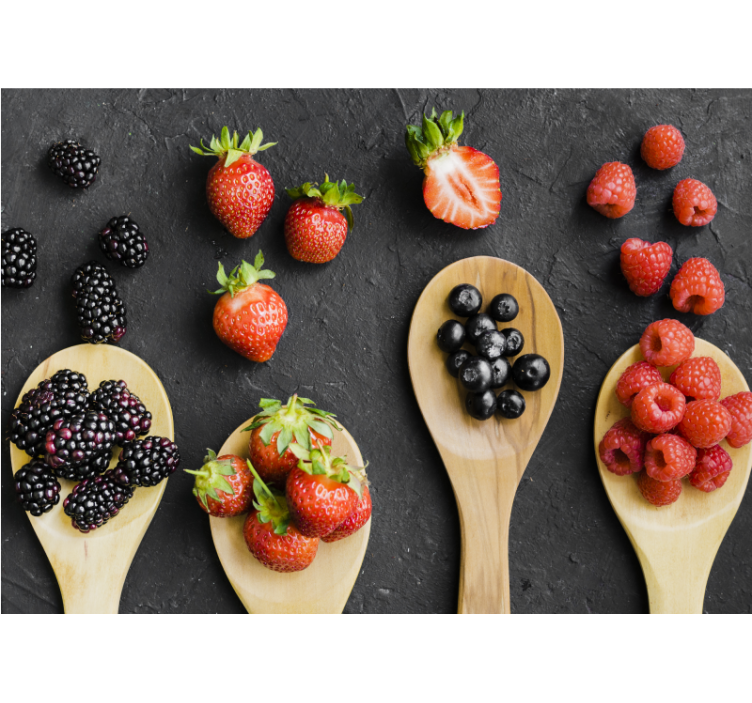 Fototapeta w kwiaty z kolekcji berry - TenStickers