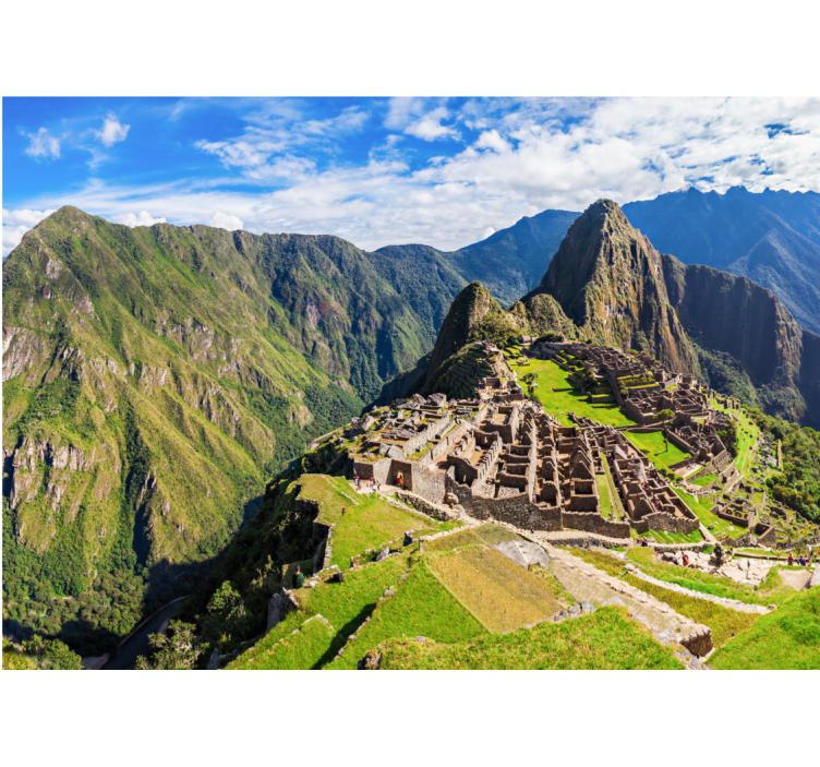 Fototapeta miasto widok na machu picchu - TenStickers
