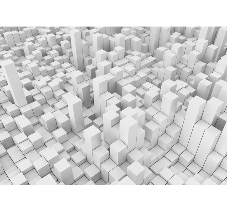 Fotoapeta abstrakcyjna geometryczne struktury mono - TenStickers