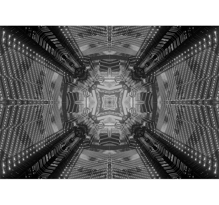 Fotoapeta abstrakcyjna złożone wzory geometryczne - TenStickers