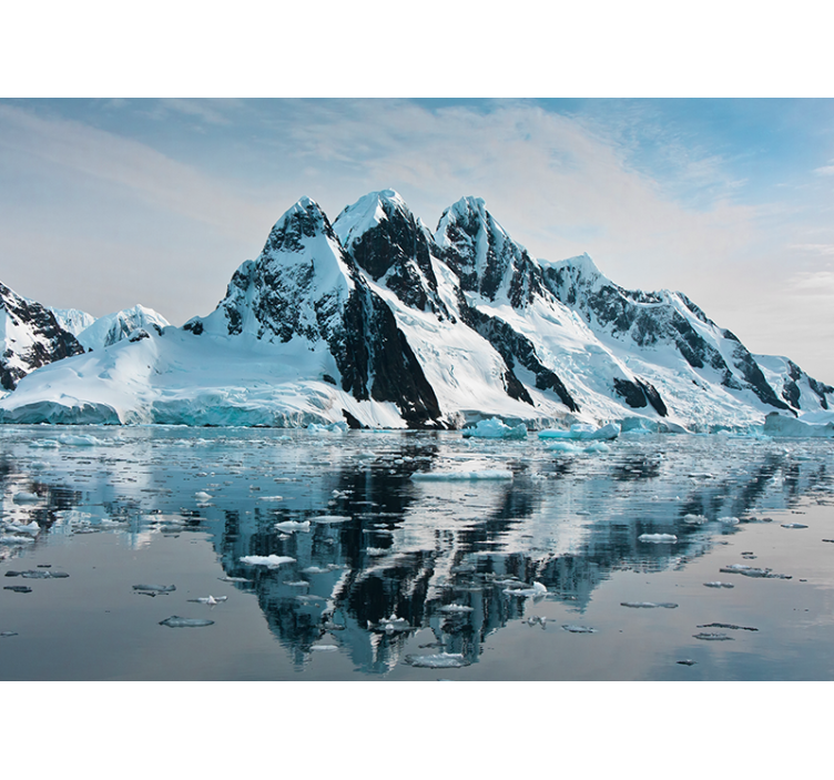 Fototapeta góry majestatyczne mroźne szczyty - TenStickers