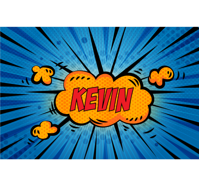 Fototapeta w napisy dynamiczny wybuch typografii - TenStickers