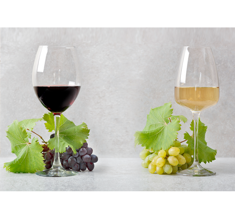 Fototapeta muzyka winogrona i wino - TenStickers