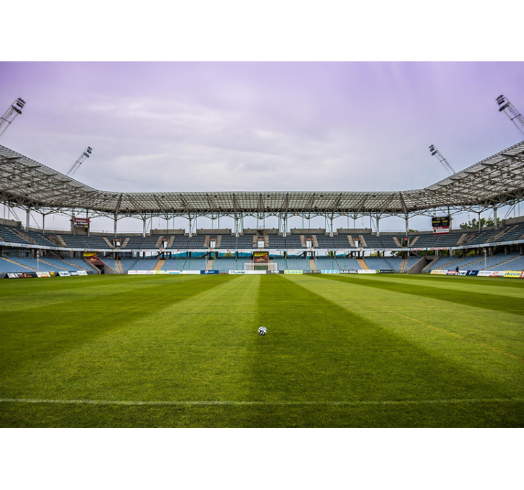 Fototapeta miasto scena boiska piłkarskiego - TenStickers