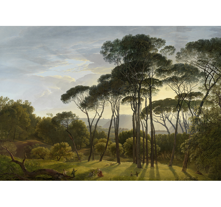 Fototapeta natura leśne promienie słońca - TenStickers