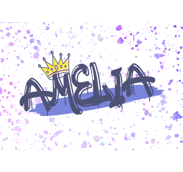 Fototapeta w napisy z personalizacją imion - TenStickers