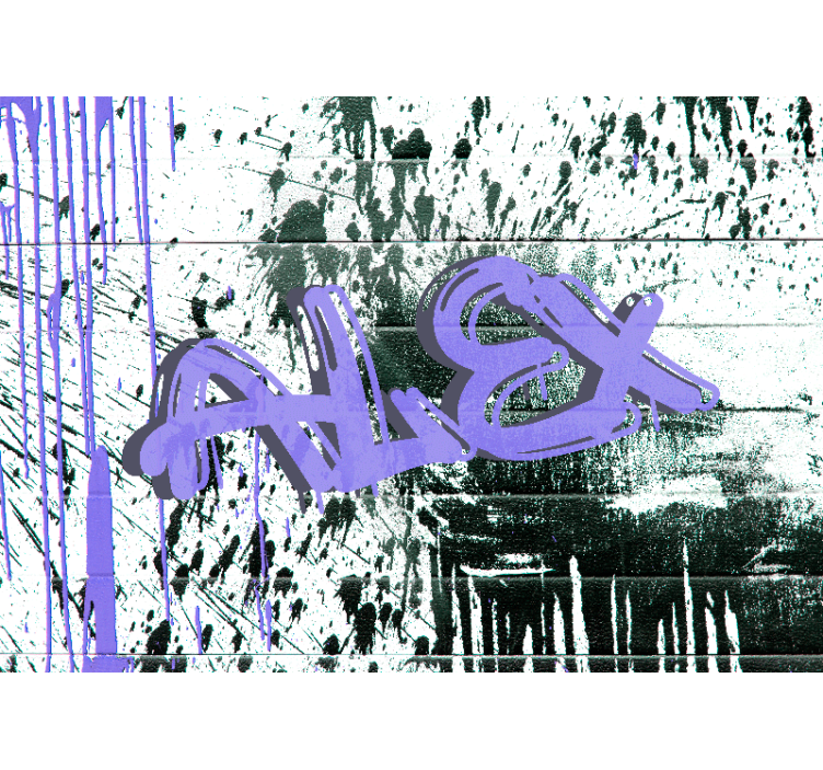 Fototapeta Street Art personalizowana etykieta miejska - TenStickers