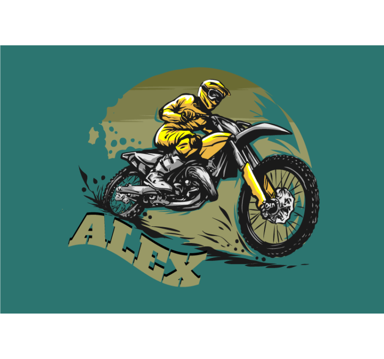 Fototapeta z pojazdami motocross w akcji - TenStickers