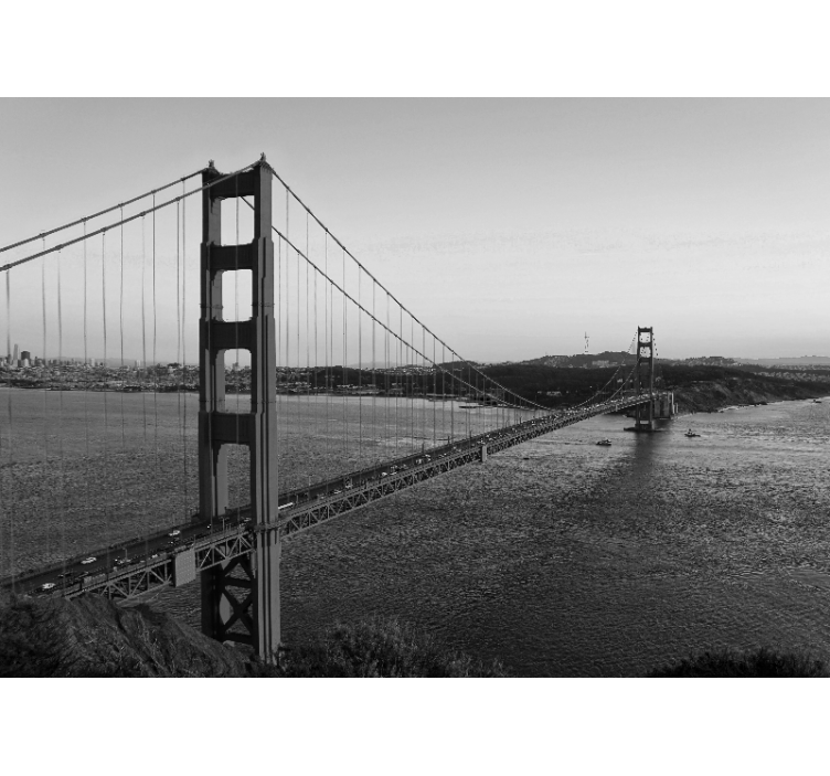 Fototapeta miasto złota brama w san francisco - TenStickers