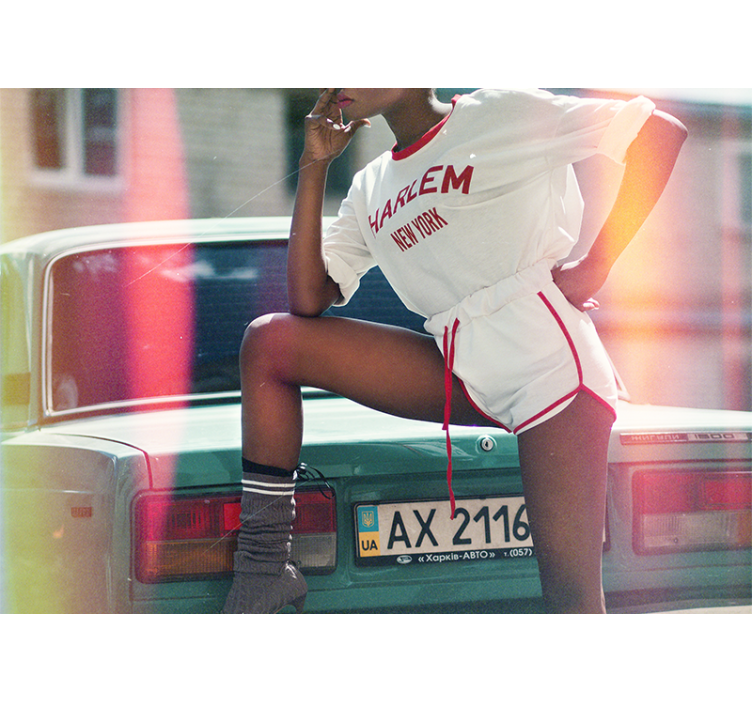 Fototapeta ludzie poza w stylu harlemskim - TenStickers