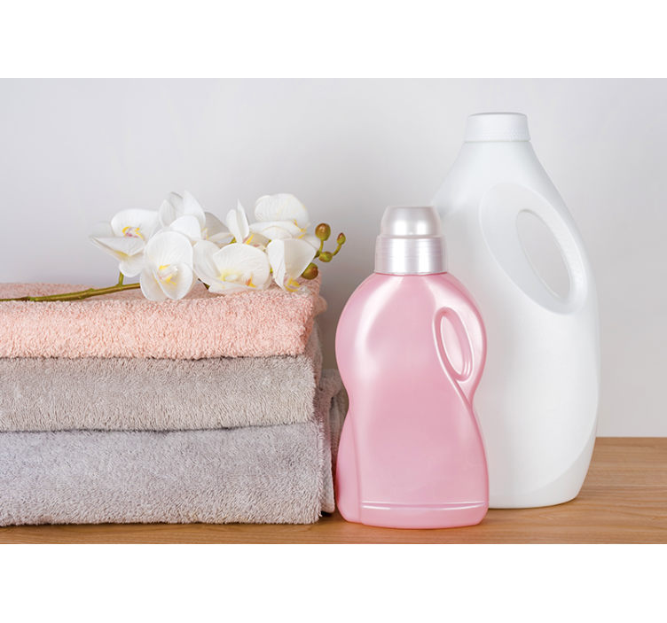 Fototapeta do łazienki miękkie ręczniki - TenStickers