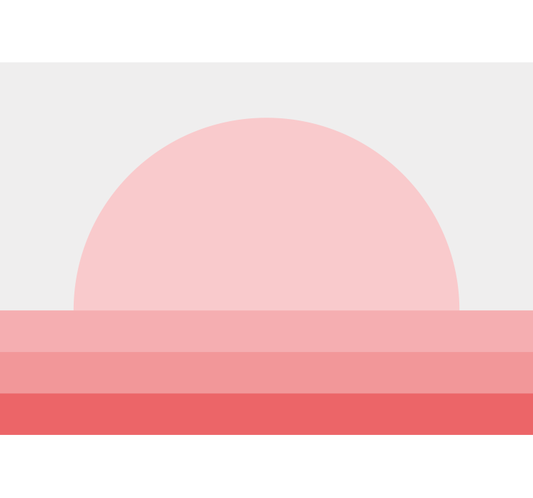 Fototapeta w kwiaty ułożenie kwiatów o zachodzie słońca - TenStickers