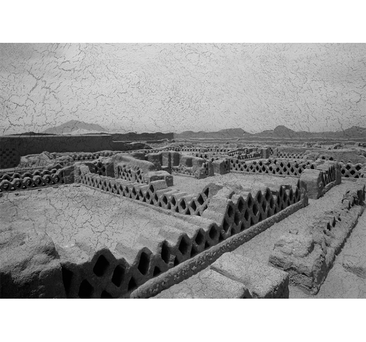 Fototapeta pustynia sylwetka terenu pustynnego - TenStickers