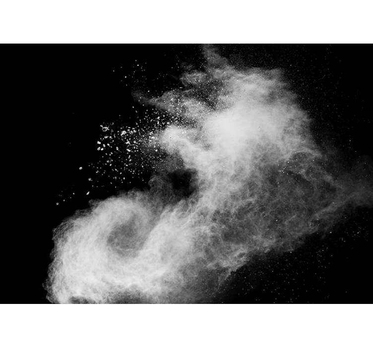 Tapeta 3d efekt chmury dymnej - TenStickers