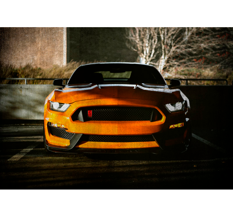 Fototapeta z pojazdami elegancki muscle car - TenStickers