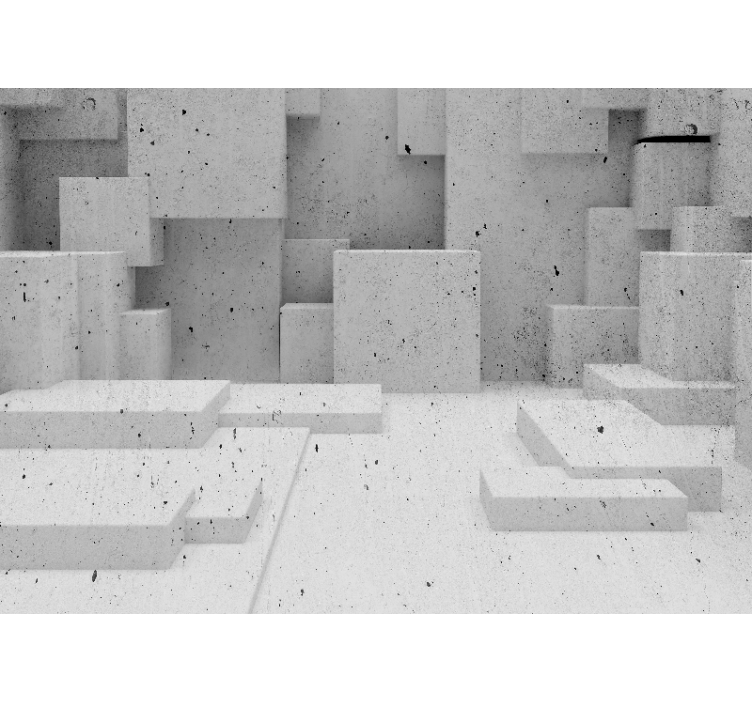 Fototapeta kamienie geometryczny wzór betonu - TenStickers