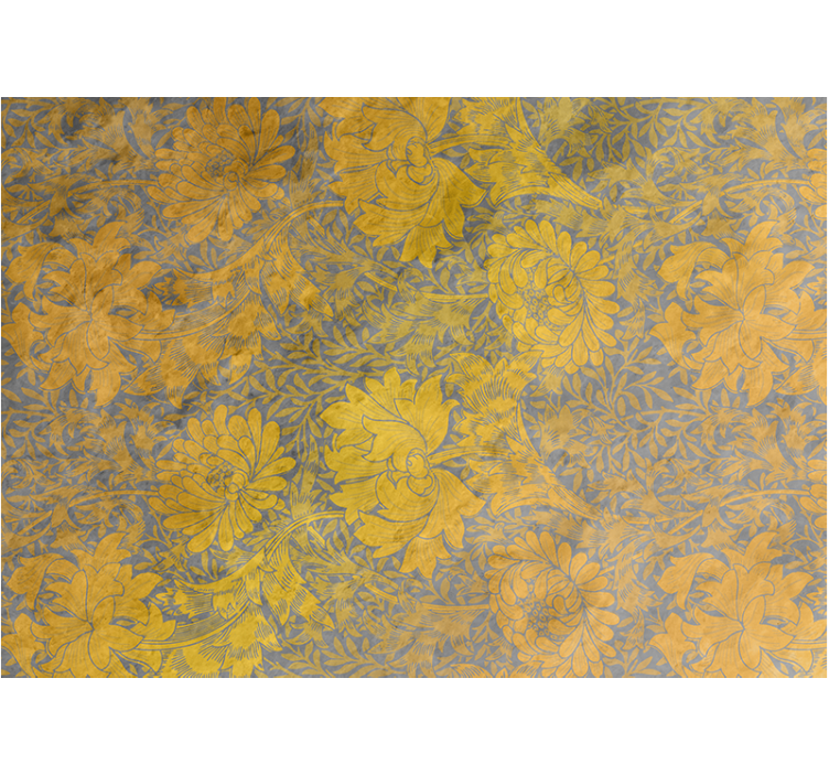 Fototapeta w kwiaty - ułożenie motywów florystycznych - TenStickers