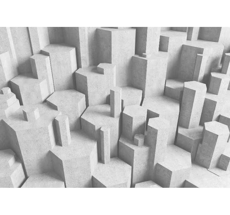 Fototapeta tekstury i wzory kształty geometryczne betonowe - TenStickers