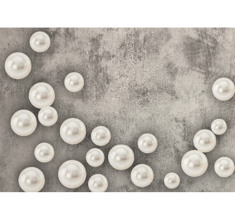 Fototapeta tekstury i wzory delikatne ułożenie pereł - TenStickers