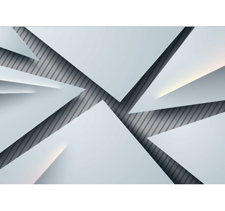 Fotoapeta abstrakcyjna w geometryczne warstwy - TenStickers