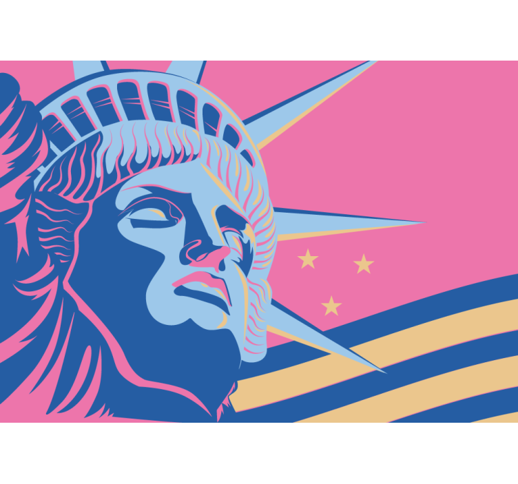 Fototapeta miasto pomnik wolności - TenStickers