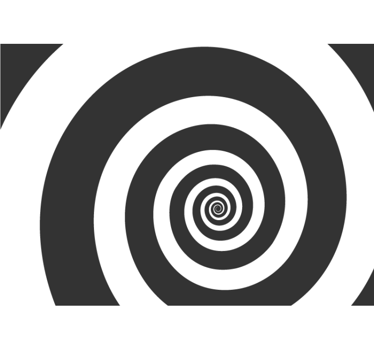 Fotoapeta abstrakcyjna w spiralne iluzje - TenStickers