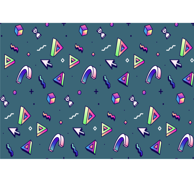 Fototapeta w serca z odkrywaniem kształtów - TenStickers