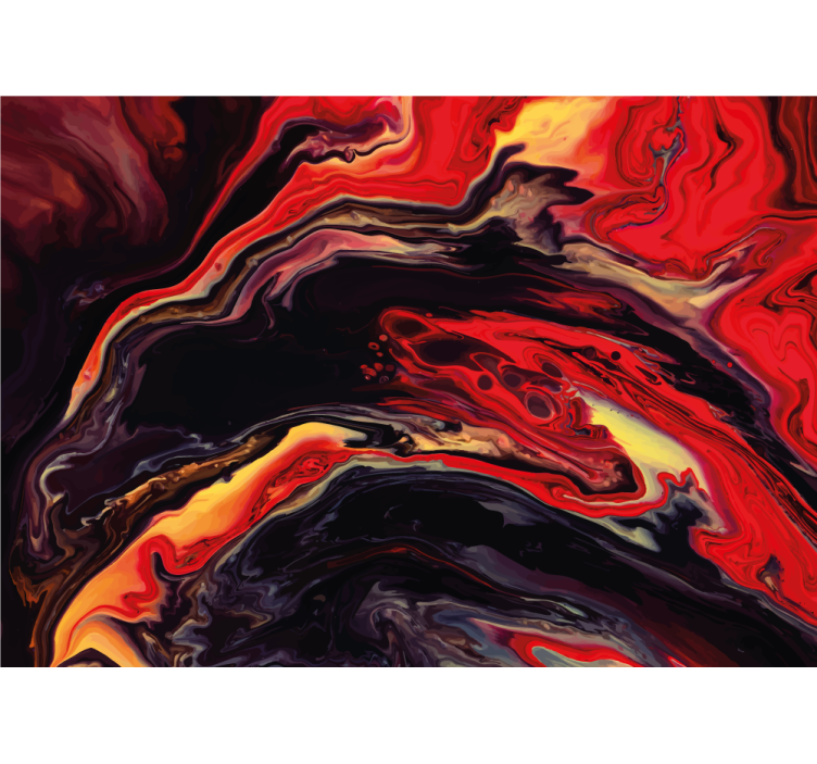 Tapeta abstrakcyjna Malowanie z efektem marmuru - TenStickers