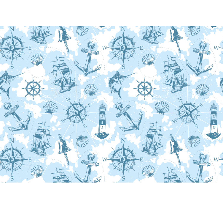 Fototapeta krajobraz elementy morskiej przygody - TenStickers