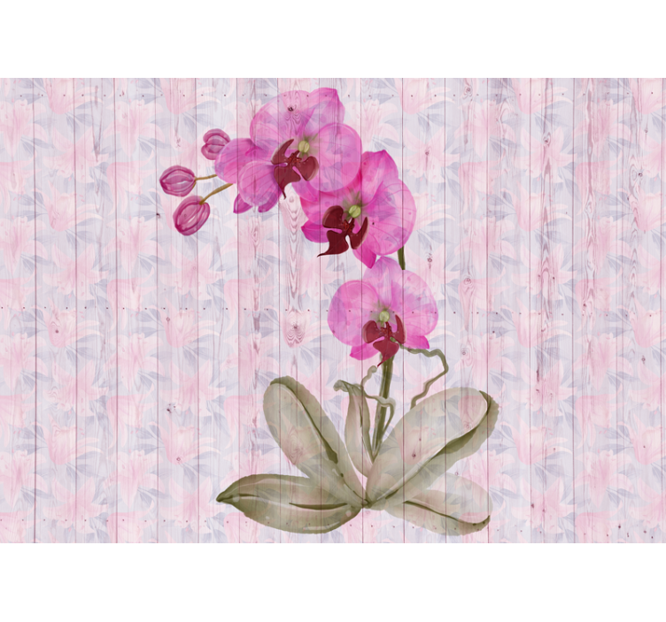 Fototapeta w kwiaty kwiaty różowej orchidei - TenStickers