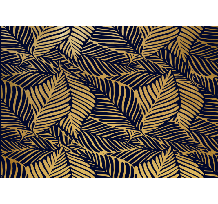 Fototapeta natura szczegółowe wzory liści - TenStickers