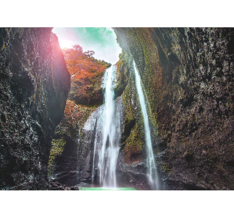 Fototapeta wodospad majestatycznego krajobrazu - TenStickers