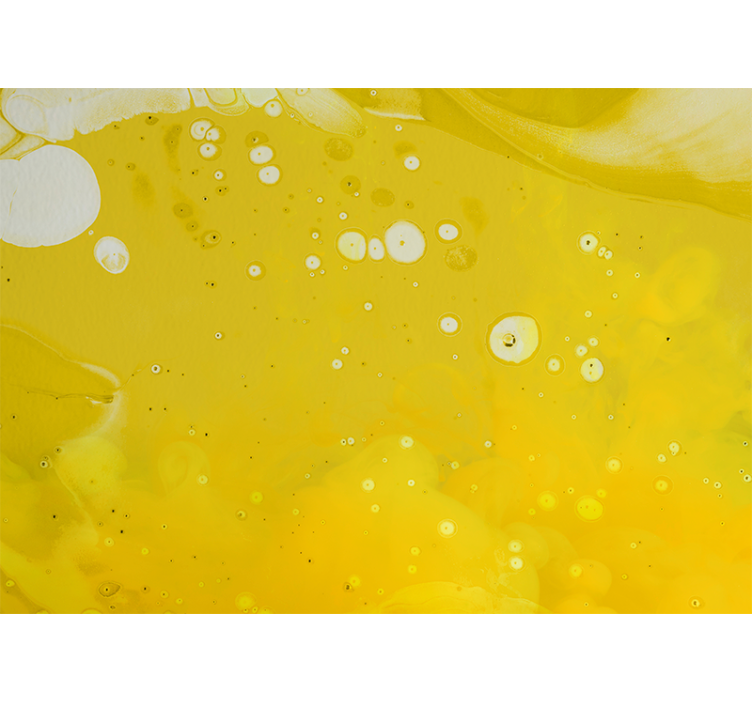 Fotoapeta abstrakcyjna wirujące Żółte wzory - TenStickers