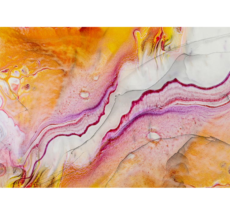 Fotoapeta abstrakcyjna Żywe płynne wzory - TenStickers