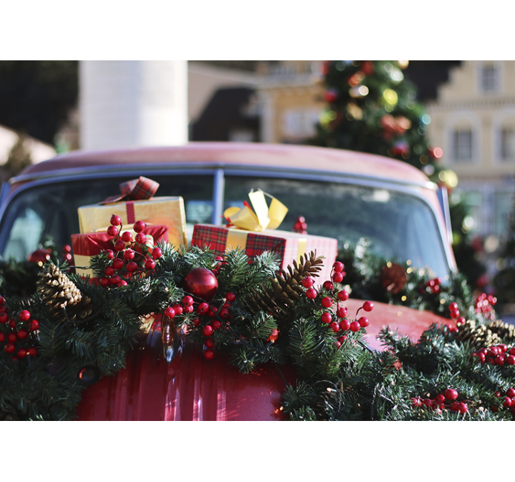 Fototapeta na boże narodzenie - Świąteczne prezenty - TenStickers