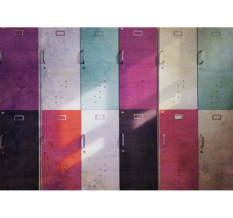 Fototapeta muzyka kolorowe drzwi szafkowe - TenStickers